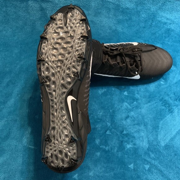 Nike Alpha Menace Pro 2 Mid Black Football Cleats Mens Size 15 New AQ3209-002 - Picture 5 of 7